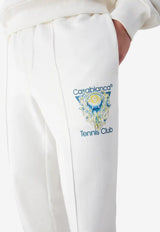 Casablanca Tennis Club Icon Track Pants White M-SP26-JTR-051-02_WHITE
