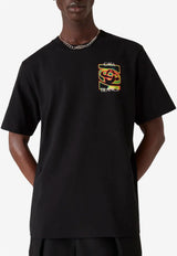 Casablanca Heat Map Logo Printed T‑shirt Black M-SP26-JTS-001-06_BLACK
