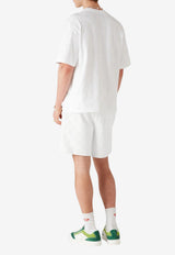 Casablanca Jacquard Monogram Oversized T‑shirt White M-SP26-JTS-044-05_WHITE