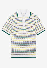 Casablanca Tuck Stitch Polo T-shirt Multicolor M-SP26-KW-1260-01_MULTI COLO