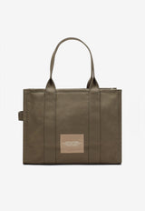 Marc Jacobs Large Logo Canvas Tote Bag Green M0016156CO/R_MARC-372