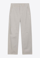 Brunello Cucinelli Monili-Embellished Straight Pants Beige M0H81P4019CO/R_CUCIN-C9443_102-42