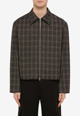 Our Legacy Checkered Zip-Up Jacket M2240MNCO/O_OLEGA-DD