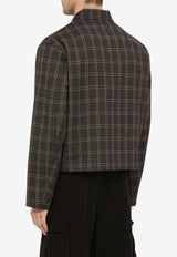 Our Legacy Checkered Zip-Up Jacket M2240MNCO/O_OLEGA-DD