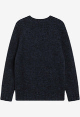 Brunello Cucinelli Alpaca-Blend Crewneck Sweater Blue M2B300700WO/R_CUCIN-C2425