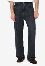 Our Legacy Faded Straight-Leg Jeans Gray M4195TSDE_OLEGA-SU