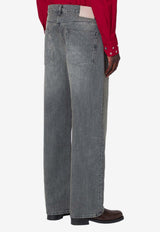 Our Legacy Straight-Leg Faded Jeans Gray M4255TASI/R_OLEGA-AD