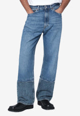 Our Legacy Straight-Leg Washed Jeans Light Blue M4255TSDE/R_OLEGA-SW
