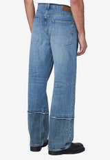 Our Legacy Straight-Leg Washed Jeans Light Blue M4255TSDE/R_OLEGA-SW