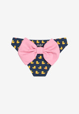 MC2 Saint Barth Kids Girls Madame Ducklings Bikini Bottom Navy MAD000102678H/Q_MC2-61