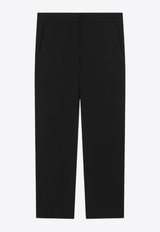 S Max Mara Malika Wool-Blend Tailored Pants Black MALIKAPL/R_MAXS-002