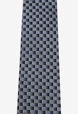 Etro Jacquard Pattern Silk Tie MASA0001-AQ090 S9880 Blue
