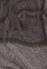 Etro Paisley Jacquard Scarf Gray MATA0007-AK318 X0815
