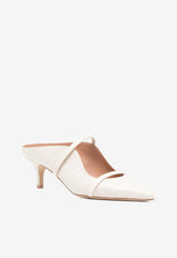 Malone Souliers Maureen 45 Nappa Leather Mules MAUREEN 45-11 CREAM/CREAM