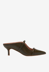 Malone Souliers Maureen 45 Nappa Leather Mules Olive MAUREEN 45-26 OLIVE/OLIVE
