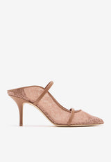 Malone Souliers Maureen 70 Mesh Mules MAUREEN 70-438 BLUSH/BLUSH