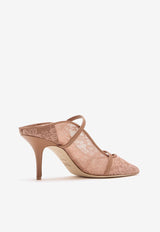 Malone Souliers Maureen 70 Mesh Mules MAUREEN 70-438 BLUSH/BLUSH
