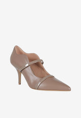 Malone Souliers Maureen 70 Nappa Leather Pumps MAUREEN PUMP 70-59 TAUPE/TAUPE