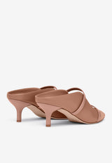 Malone Souliers Maureen 45 Nappa Leather Mules MAUREEN 45-1 BLUSH/BLUSH