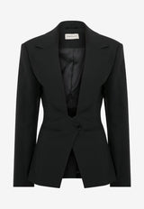 Mybestfriends Venita Single-Breasted Blazer Black MBFCKT198_BLACK