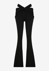 Mybestfriends Josie Flared Pants Black MBFPNT225_BLACK