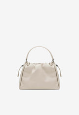 Brunello Cucinelli Small Mellow Bucket Bag White MBGPD3610LE/R_CUCIN-C8905