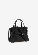 Moschino Small Tie Me Top Handle Bag Black MC4012PP1NOA0000 NAPPA NERO