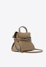 Moschino Tie Me Leather Top Handle Bag Beige MC4163PP1MOA0104 NAPPA BEIGE