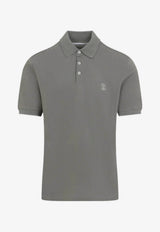 Logo Embroidered Polo T-shirt