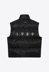 1989 Studio Embroidered 1989 Puffer Jacket Black MFW24.115.LOGOPL/P_1989-BLK