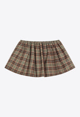Miu Miu Check Pattern Wool Mini Skirt Multicolor MG2523OOO174R/R_MIU-F0C59