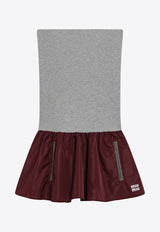 Miu Miu Elasticated Mini Skirt Multicolor MG2634OOO19EC/S_MIU-F0D3W