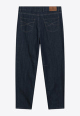 Brunello Cucinelli Washed Slim-Leg Jeans Blue MH263K2310DE/S_CUCIN-C1485