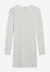 Miu Miu Printed Mini Dress MJA914OOO18ZU/S_MIU-F0O7V