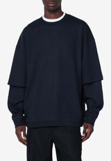 DARKPARK Troy Double-Sleeved Sweatshirt Blue MJE10JWO01/R_DARKP-0051
