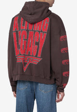 Represent Living Legacy Faded Hooded Sweatshirt Brown MLM100366CO/R_REPRE-17