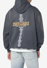 Represent Golden Tour Printed Hooded Sweatshirt Gray MLM100822CO/S_REPRE-46