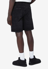 Represent Denim Bermuda Shorts Black MLM61038DE/S_REPRE-01