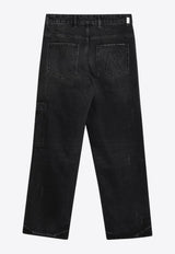 Represent Faded Straight-Leg Jeans Black MLM61042DE/Q_REPRE-01