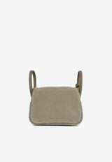 Mini Lindy 20 in Gris Caillou Grizzly and Etoupe Swift with Gold Hardware