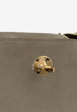 Mini Lindy 20 in Gris Caillou Grizzly and Etoupe Swift with Gold Hardware