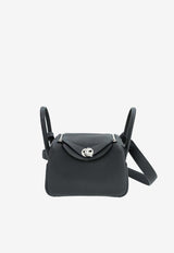 Mini Lindy II in Caban Taurillon Clemence with Palladium Hardware