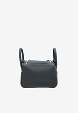 Mini Lindy II in Caban Taurillon Clemence with Palladium Hardware