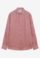 Logo-Embroidered Buttoned Shirt