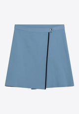 Miu Miu A-line Mini Wrap Skirt Light Blue MMG539OOO16WY/Q_MIU-F077H
