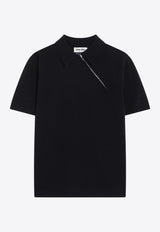 Miu Miu Cashmere Polo T-shirt Navy MML00XOOO18A9/R_MIU-F0008