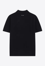 Miu Miu Cashmere Polo T-shirt Navy MML00XOOO18A9/R_MIU-F0008