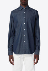 XACUS Denim Casual Shirt Blue MOP742ML11296/P_XACUS-003