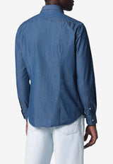XACUS Denim Buttoned Shirt Blue MOP742ML11296/S_XACUS-002