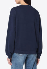 Logo-Embroidered Crewneck Sweatshirt